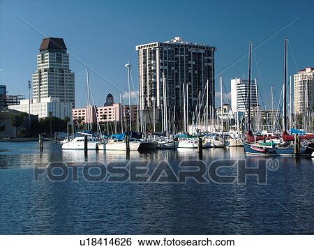St. Petersburg, FL, Florida, Tampa Bay, Municipal Marina, South Yacht Basin View Large Photo Image Stock Photograph - St. Petersburg, FL, Florida, Tampa Bay, Municipal Marina, South Yacht Basin. Fotosearch