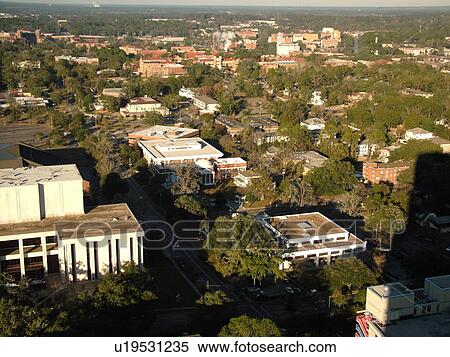 Tallahassee, FL, Florida, aerial, West view from the observation deck of the New State Capitol Building View Large Photo Image Stock Photography - Tallahassee, FL, Florida, aerial, West view from the observation deck of the New State Capitol Building. Fotosearch
