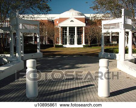 Stock Image -  Tallahassee, FL, Florida, downtown, Historical Building. Fotosearch