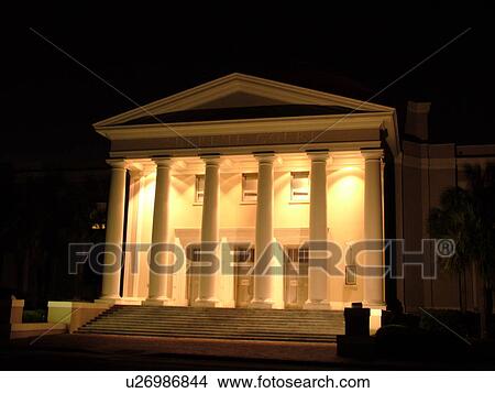 Tallahassee, FL, Florida, Supreme Court, evening View Large Photo Image Picture - Tallahassee, FL, Florida, Supreme Court, evening. Fotosearch