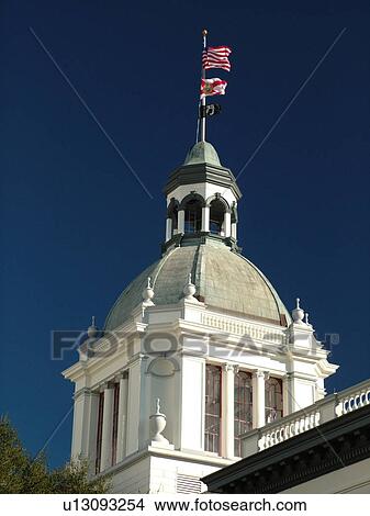 Picture -  Tallahassee, FL, Florida, The Old State Capitol ca. 1902, State House. Fotosearch