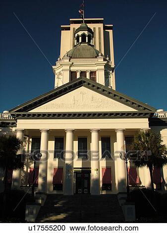 Stock Image -  Tallahassee, FL, Florida, The Old State Capitol ca. 1902, Florida State Capitol, State House a 22-story tower. Fotosearch
