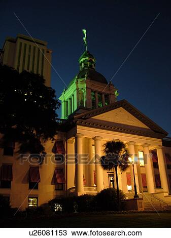 Tallahassee, FL, Florida, The Old State Capitol ca. 1902, State House, evening View Large Photo Image Stock Image - Tallahassee, FL, Florida, The Old State Capitol ca. 1902, State House, evening. Fotosearch