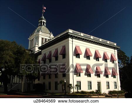 Stock Photo -  Tallahassee, FL, Florida, The Old State Capitol ca. 1902, State House. Fotosearch
