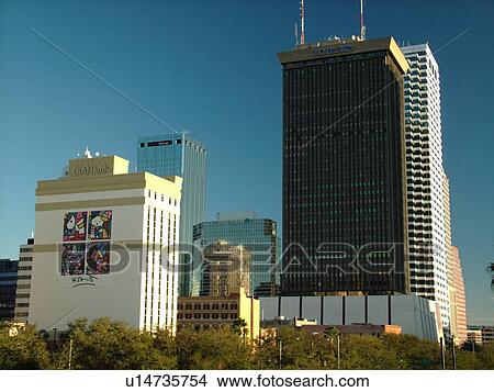 Tampa, FL, Florida, Tampa Bay, downtown skyline, from Curtis Hixon Park View Large Photo Image Picture - Tampa, FL, Florida, Tampa Bay, downtown skyline, from Curtis Hixon Park. Fotosearch