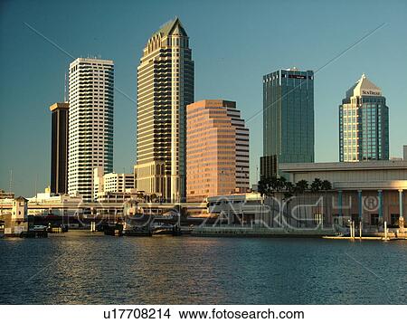 Tampa, FL, Florida, Tampa Bay, Garrison Channel, downtown skyline View Large Photo Image Picture - Tampa, FL, Florida, Tampa Bay, Garrison Channel, downtown skyline. Fotosearch
