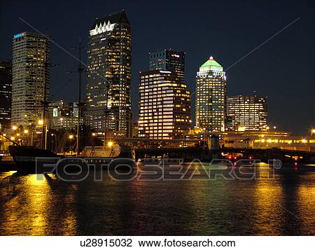 Tampa, FL, Florida, Tampa Bay, Garrison Channel, downtown skyline, evening View Large Photo Image Stock Image - Tampa, FL, Florida, Tampa Bay, Garrison Channel, downtown skyline, evening. Fotosearch