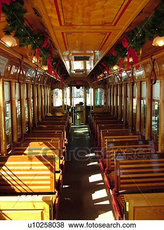 Tampa, FL, Florida, Tampa Bay, Hillsborough Area Regional Transit, Tampa Bay Streetcar System, Teco Line, yellow streetcar, interior View Large Photo Image Stock Photo - Tampa, FL, Florida, Tampa Bay, Hillsborough Area Regional Transit, Tampa Bay Streetcar System, Teco Line, yellow streetcar, interior. Fotosearch