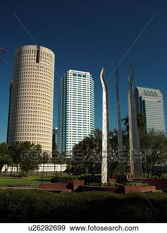 Tampa, FL, Florida, Tampa Bay, downtown skyline, from Plant Park View Large Photo Image Stock Photo - Tampa, FL, Florida, Tampa Bay, downtown skyline, from Plant Park. Fotosearch