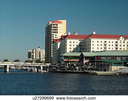 Tampa, FL, Florida, Tampa Bay, Garrison Channel, Harbor Island, resorts, condominiums View Large Photo Image Stock Photo - Tampa, FL, Florida, Tampa Bay, Garrison Channel, Harbor Island, resorts, condominiums. Fotosearch