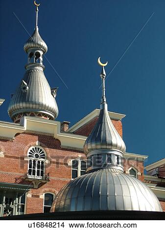 Tampa, FL, Florida, Tampa Bay, Tampa Bay Hotel, Henry B. Plant Museum, Moorish Revival-style buildings, University of Tampa View Large Photo Image Picture - Tampa, FL, Florida, Tampa Bay, Tampa Bay Hotel, Henry B. Plant Museum, Moorish Revival-style buildings, University of Tampa. Fotosearch