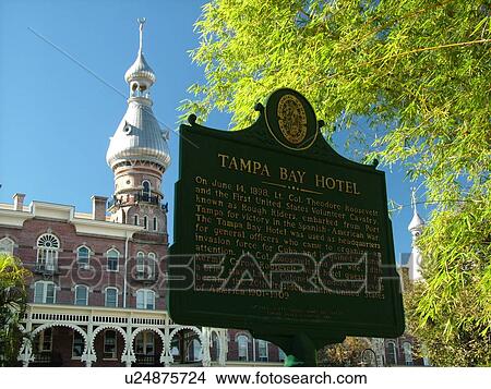 Picture -  Tampa, FL, Florida, Tampa Bay, Tampa Bay Hotel, Henry B. Plant Museum, Moorish Revival-style buildings, University of Tampa. Fotosearch