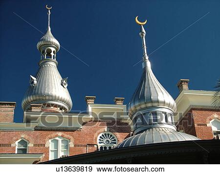 Tampa, FL, Florida, Tampa Bay, Tampa Bay Hotel, Henry B. Plant Museum, Moorish Revival-style buildings, University of Tampa View Large Photo Image Stock Photo - Tampa, FL, Florida, Tampa Bay, Tampa Bay Hotel, Henry B. Plant Museum, Moorish Revival-style buildings, University of Tampa. Fotosearch