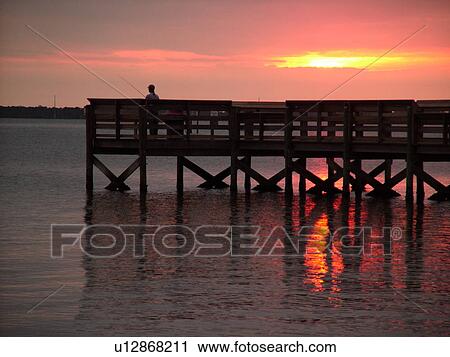 Titusville, Merritt Island, FL, Florida, Indian River, fishing pier, sunrise, boardwalk View Large Photo Image Stock Image - Titusville, Merritt Island, FL, Florida, Indian River, fishing pier, sunrise, boardwalk. Fotosearch