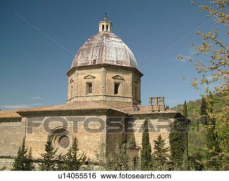 Tuscany, Italy, Cortona, Toscana, Europe, Madonna del Calcinaio church in the medieval hill town of Cortona View Large Photo Image Stock Photograph - Tuscany, Italy, Cortona, Toscana, Europe, Madonna del Calcinaio church in the medieval hill town of Cortona. Fotosearch