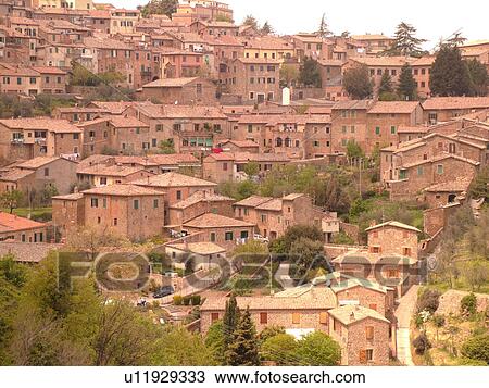 Tuscany, Italy, Montalcino, Toscana, Europe, View of the medieval hill town of Montalcino in Tuscany. View Large Photo Image Stock Image - Tuscany, Italy, Montalcino, Toscana, Europe, View of the medieval hill town of Montalcino in Tuscany.. Fotosearch