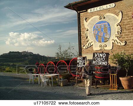 Tuscany, Italy, Montepulciano, Toscana, Europe, Winery outside the town of Montepulciano. View Large Photo Image Stock Image - Tuscany, Italy, Montepulciano, Toscana, Europe, Winery outside the town of Montepulciano.. Fotosearch