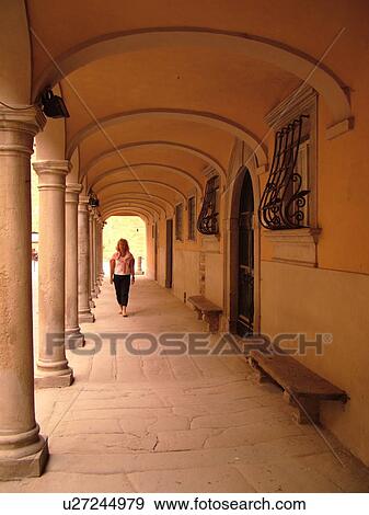 Tuscany, Italy, Poppi, Toscana, Europe, Arcades line the main street of downtown Poppi in the Casentino hill region. View Large Photo Image Stock Photo - Tuscany, Italy, Poppi, Toscana, Europe, Arcades line the main street of downtown Poppi in the Casentino hill region.. Fotosearch