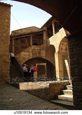 Tuscany, Italy, San Gimignano, Toscana, Europe, The medieval town of San Gimignano in the Chianti Region. View Large Photo Image Picture - Tuscany, Italy, San Gimignano, Toscana, Europe, The medieval town of San Gimignano in the Chianti Region.. Fotosearch
