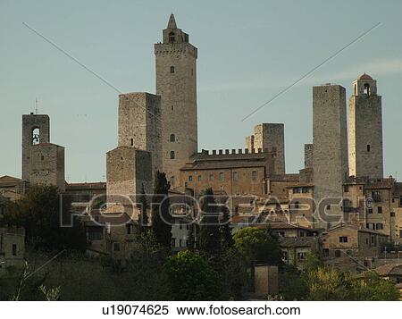 Tuscany, Italy, San Gimignano, Toscana, Europe, The medieval town of San Gimignano in the Chianti Region. View Large Photo Image Stock Photography - Tuscany, Italy, San Gimignano, Toscana, Europe, The medieval town of San Gimignano in the Chianti Region.. Fotosearch