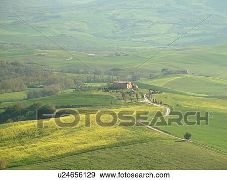 Tuscany, Toscana, Italy, Pienza, Europe, Scenic view of a Tuscan home and the countryside of Tuscany in Pienza. View Large Photo Image Stock Photo - Tuscany, Toscana, Italy, Pienza, Europe, Scenic view of a Tuscan home and the countryside of Tuscany in Pienza.. Fotosearch