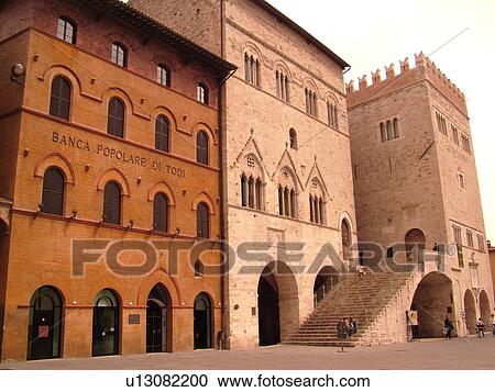 Umbria, Italy, Todi, Europe, Palazzo del Popolo and Palazzo de Capitano in the medieval hilltop town of Todi. View Large Photo Image Stock Image - Umbria, Italy, Todi, Europe, Palazzo del Popolo and Palazzo de Capitano in the medieval hilltop town of Todi.. Fotosearch