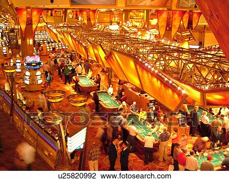 Stock Image -  Uncasville, CT, Connecticut, Mohegan Sun Casino, Casino of the Sky, interior. Fotosearch