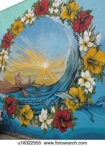Waimanalo, Oahu, HI, Hawaii, Windward O'ahu, Kalanianaole Highway, Hawaiian wall mural View Large Photo Image Stock Photography - Waimanalo, Oahu, HI, Hawaii, Windward O'ahu, Kalanianaole Highway, Hawaiian wall mural. Fotosearch