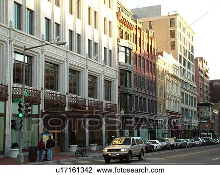 Stock Image -  Washington, DC, District of Columbia, D. C downtown, 7th Street. Fotosearch