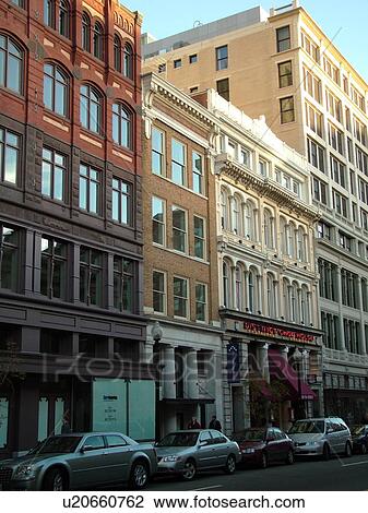 Washington, DC, District of Columbia, D. C downtown, 7th Street View Large Photo Image Stock Image - Washington, DC, District of Columbia, D. C downtown, 7th Street. Fotosearch
