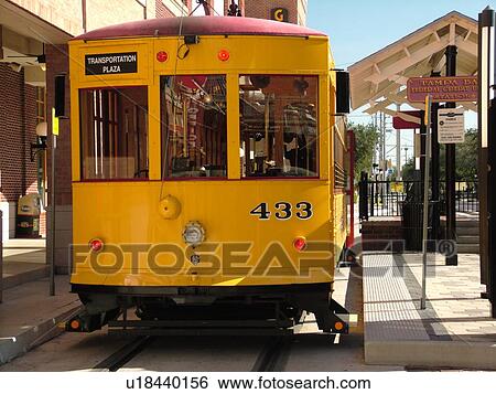 Ybor City, FL, Florida, Tampa, Tampa Bay, Hillsborough Area Regional Transit, Tampa Bay Streetcar System, Teco Line, yellow streetcar View Large Photo Image Stock Photograph - Ybor City, FL, Florida, Tampa, Tampa Bay, Hillsborough Area Regional Transit, Tampa Bay Streetcar System, Teco Line, yellow streetcar. Fotosearch