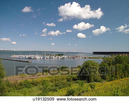 Ashland, WI, Wisconsin, Lake Superior, Soo Line Oredock, marina View Large Photo Image Stock Photo - Ashland, WI, Wisconsin, Lake Superior, Soo Line Oredock, marina. Fotosearch