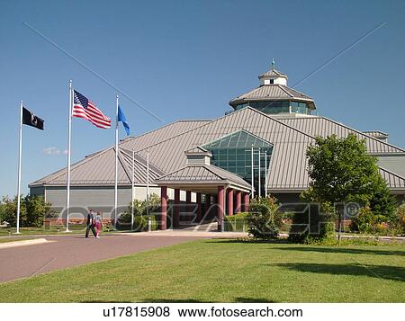 Stock Photo -  Ashland, WI, Wisconsin, Northern Great Lakes Visitor Center. Fotosearch