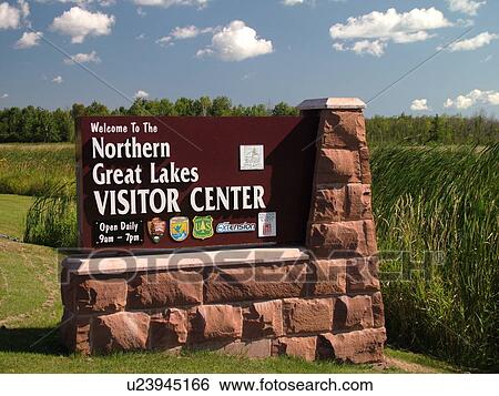 Ashland, WI, Wisconsin, Northern Great Lakes Visitor Center, Welcome sign, entrance View Large Photo Image Stock Photograph - Ashland, WI, Wisconsin, Northern Great Lakes Visitor Center, Welcome sign, entrance. Fotosearch
