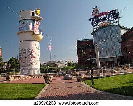 Stock Image -  Battle Creek, MI, Michigan, Kellogg's Cereal City USA. Fotosearch