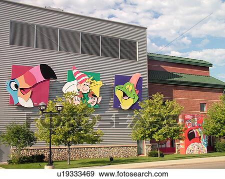 Stock Photo -  Battle Creek, MI, Michigan, Kellogg's Cereal City USA. Fotosearch