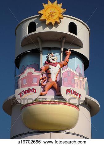 Stock Photograph -  Battle Creek, MI, Michigan, Kellogg's Cereal City USA. Fotosearch