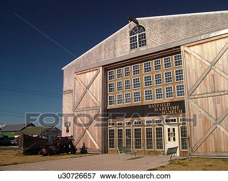 Stock Photo -  Bayfield, WI, Wisconsin, Lake Superior, Maritime Museum. Fotosearch