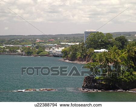 Picture -  Big Island, Island of Hawaii, HI, Hawaii, Hamakua Coast, Hilo, scenic coast. Fotosearch