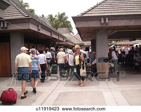 Stock Image -  Big Island, Island of Hawaii, HI, Hawaii, West Shore, Kona International Airport at Keahole. Fotosearch