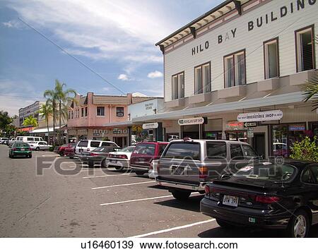 Big Island, Island of Hawaii, HI, Hawaii, Hilo, Historic Downtown Hilo, stores View Large Photo Image Stock Photo - Big Island, Island of Hawaii, HI, Hawaii, Hilo, Historic Downtown Hilo, stores. Fotosearch
