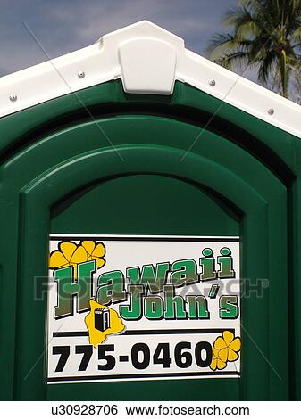 Big Island, Island of Hawaii, HI, Hawaii, Hilo, Port-o-lets, outhouses View Large Photo Image Stock Photograph - Big Island, Island of Hawaii, HI, Hawaii, Hilo, Port-o-lets, outhouses. Fotosearch