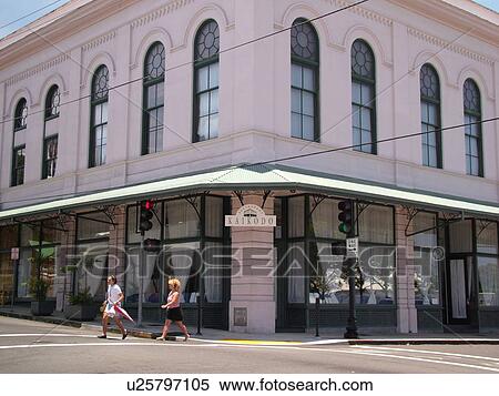 Stock Photography -  Big Island, Island of Hawaii, HI, Hawaii, Hilo, Historic Downtown Hilo . Fotosearch