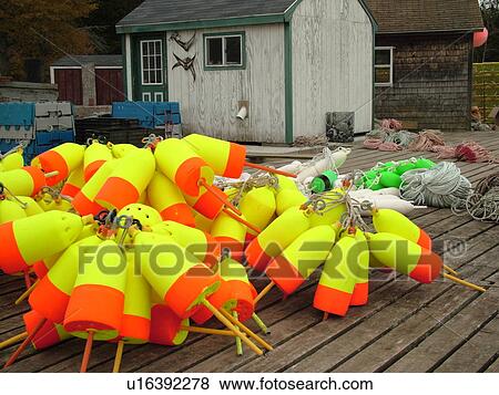 Birch Harbor, ME, Maine, Mount Desert Island, Atlantic Ocean, Schoodic Peninsula, docks, lobster buoys View Large Photo Image Stock Photo - Birch Harbor, ME, Maine, Mount Desert Island, Atlantic Ocean, Schoodic Peninsula, docks, lobster buoys. Fotosearch