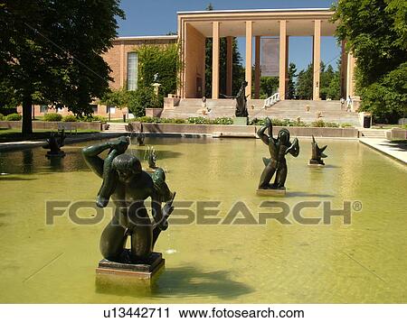 Bloomfield Hills, Detroit, MI, Michigan, Cranbrook Art Museum, sculpture, garden, Triton Pools, Cranbrook Educational Community View Large Photo Image Stock Image - Bloomfield Hills, Detroit, MI, Michigan, Cranbrook Art Museum, sculpture, garden, Triton Pools, Cranbrook Educational Community. Fotosearch