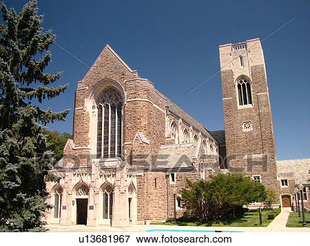Stock Photo -  Bloomfield Hills, Detroit, MI, Michigan, Motor City, Christ Church, Cranbrook Episcopal, Cranbrook Educational Community. Fotosearch