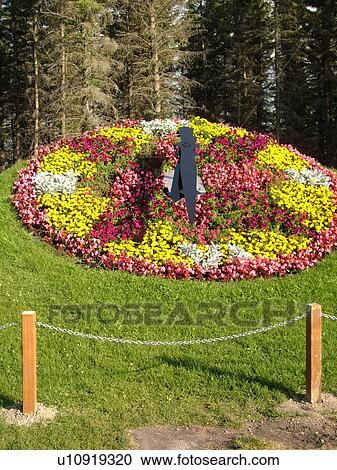 Boissevain, Canada, MB, Manitoba, International Peace Garden, Floral Clock, ND, North Dakota, USA, border View Large Photo Image Stock Image - Boissevain, Canada, MB, Manitoba, International Peace Garden, Floral Clock, ND, North Dakota, USA, border. Fotosearch