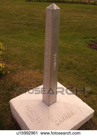 Boissevain, Canada, MB, Manitoba, International Peace Garden, ND, North Dakota, USA, border, obelisk View Large Photo Image Stock Image - Boissevain, Canada, MB, Manitoba, International Peace Garden, ND, North Dakota, USA, border, obelisk. Fotosearch