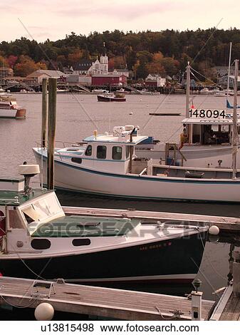 Booth Bay Harbor, ME, Maine, fishing village, boats View Large Photo Image Stock Photo - Booth Bay Harbor, ME, Maine, fishing village, boats. Fotosearch