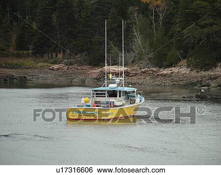 Bunker Harbor, ME, Maine, Mount Desert Island, Atlantic Ocean, Schoodic Peninsula, lobster boats View Large Photo Image Stock Photograph - Bunker Harbor, ME, Maine, Mount Desert Island, Atlantic Ocean, Schoodic Peninsula, lobster boats. Fotosearch